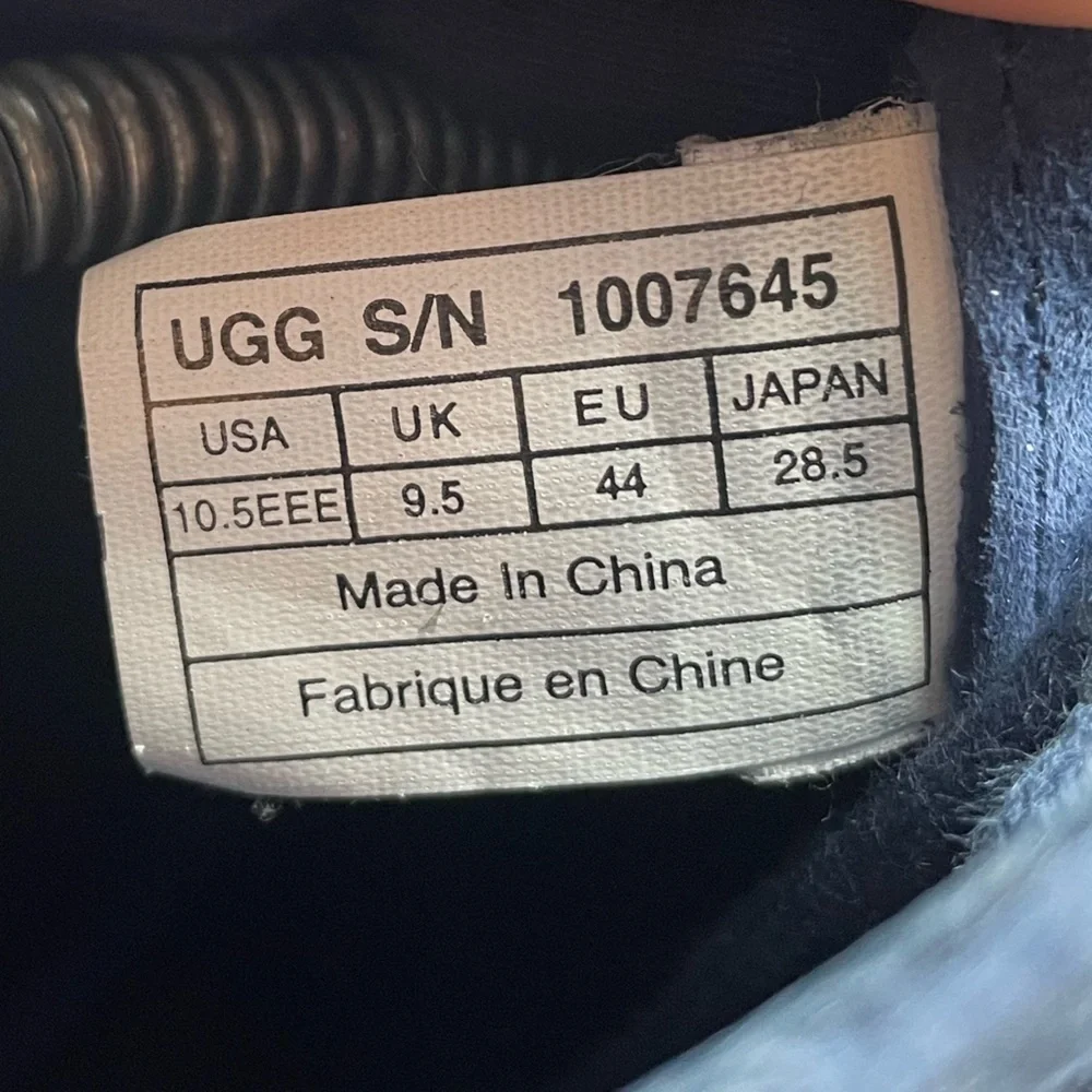 UGG Freamon Chukka blue suede high boots size mens 10.5 EEE